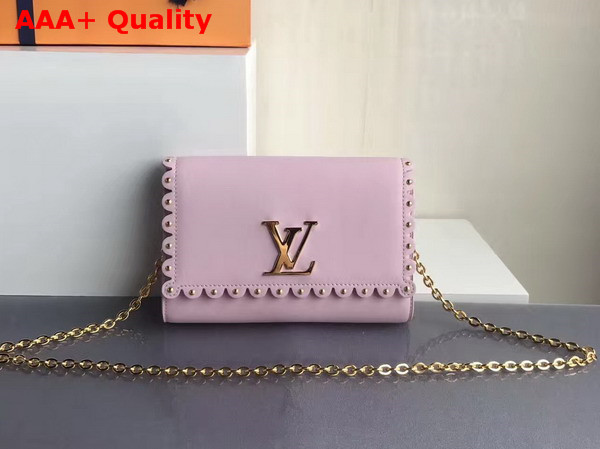 Louis Vuitton Louise MM Autres Cuirs Pink Replica