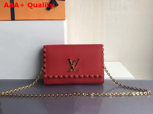 Louis Vuitton Louise MM Autres Cuirs Red Replica