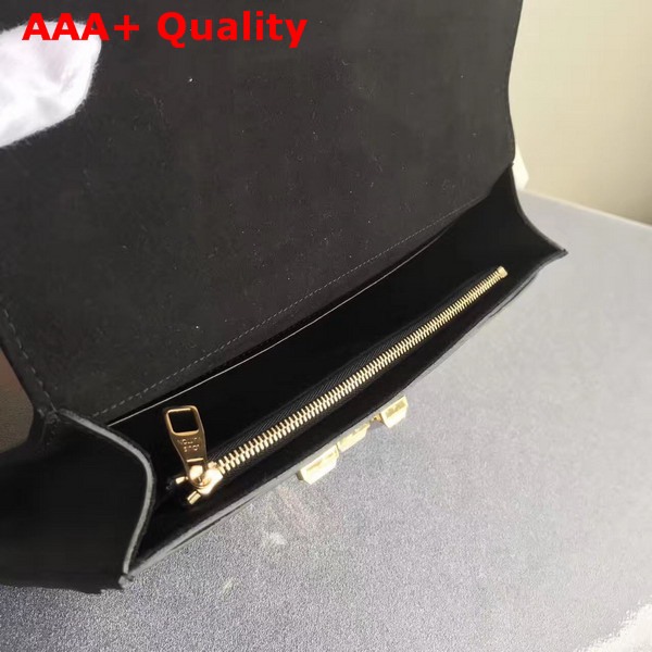 Louis Vuitton Louise in Black Glossy Patent Calfskin M42036 Replica