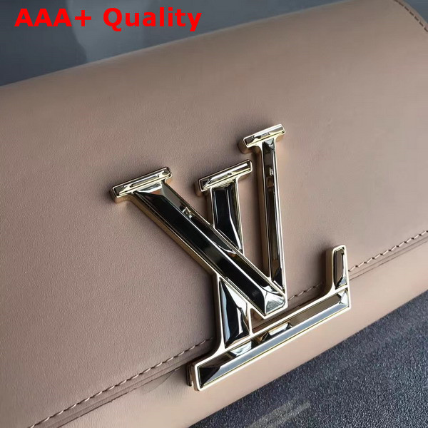Louis Vuitton Louise in Nude Glossy Patent Calfskin Replica