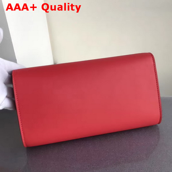 Louis Vuitton Louise in Red Glossy Patent Calfskin Replica