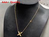 Louis Vuitton Louisette Necklace Gold Color Hardware M00365 Replica