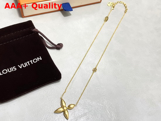 Louis Vuitton Louisette Necklace Gold Color Hardware M00365 Replica
