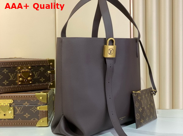 Louis Vuitton Low Key Cabas MM in Chocolate Calf Leather M12916 Replica
