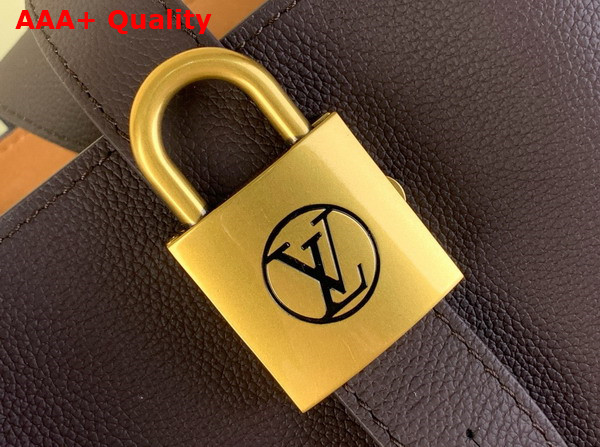 Louis Vuitton Low Key Cabas MM in Chocolate Calf Leather M12916 Replica