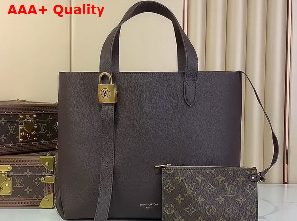 Louis Vuitton Low Key Cabas MM in Chocolate Calf Leather M12916 Replica