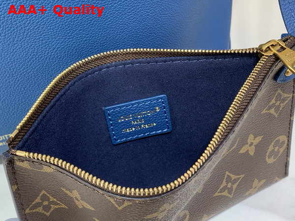 Louis Vuitton Low Key Cabas Prussian Blue Calf Leather Replica