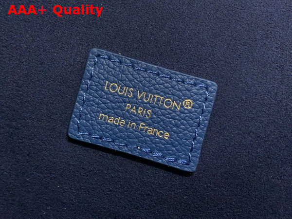 Louis Vuitton Low Key Cabas Prussian Blue Calf Leather Replica