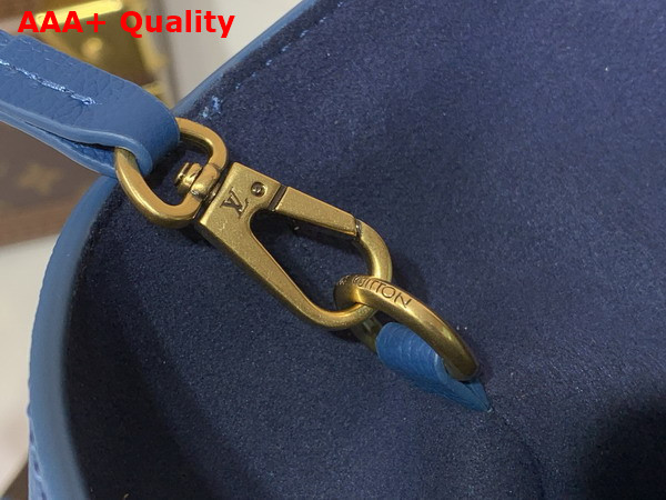 Louis Vuitton Low Key Cabas Prussian Blue Calf Leather Replica