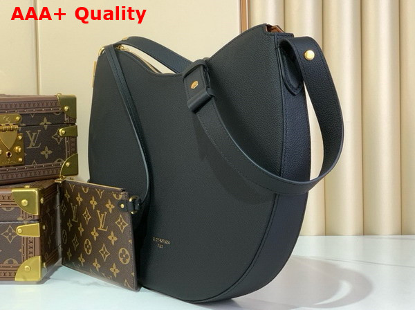 Louis Vuitton Low Key Cookie MM Black Calf Leather M14417 Replica