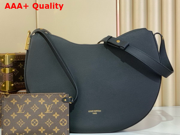 Louis Vuitton Low Key Cookie MM Black Calf Leather M14417 Replica
