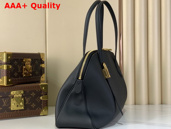 Louis Vuitton Low Key Duffle Tote in Black Calf Leather M26257 Replica