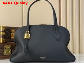 Louis Vuitton Low Key Duffle Tote in Black Calf Leather M26257 Replica
