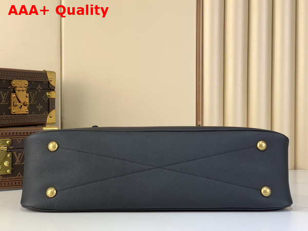 Louis Vuitton Low Key Duffle Tote in Black Calf Leather M26257 Replica