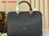 Louis Vuitton Low Key Edition of the Speedy Soft 30 Black Grained Calf Leather Edition M24891 Replica