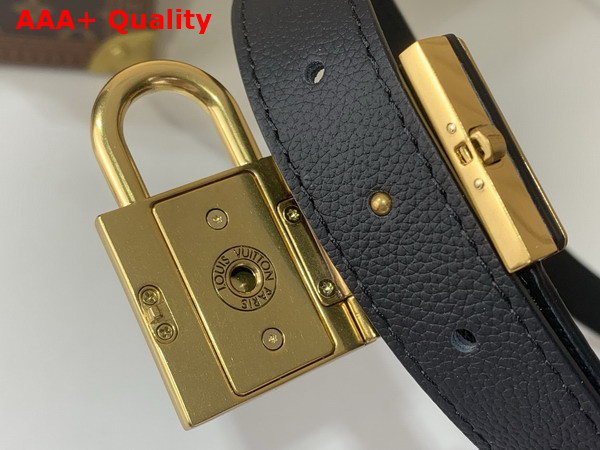 Louis Vuitton Low Key Edition of the Speedy Soft 30 Black Grained Calf Leather Edition M24891 Replica