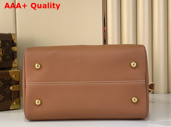 Louis Vuitton Low Key Edition of the Speedy Soft 30 Cognac Grained Calf Leather Edition M24892 Replica