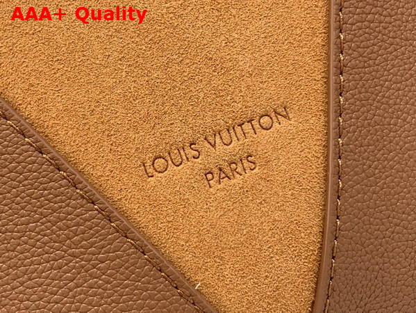 Louis Vuitton Low Key Hobo MM Cognac Brown Grained Calfskin and Suede M29156 Replica