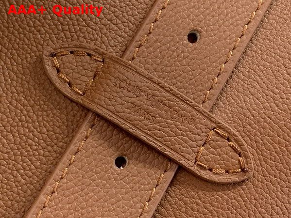 Louis Vuitton Low Key Hobo MM Cognac Brown Grained Calfskin and Suede M29156 Replica
