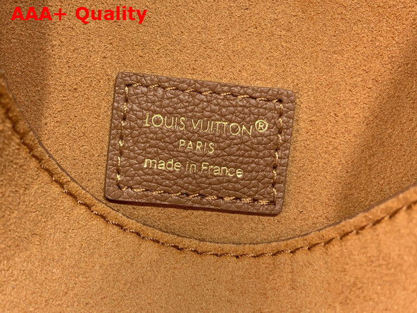 Louis Vuitton Low Key Hobo MM Cognac Brown Grained Calfskin and Suede M29156 Replica