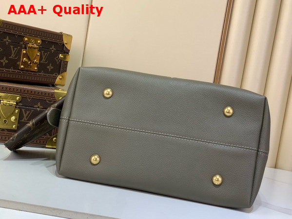 Louis Vuitton Low Key Hobo MM Dark Fango Grained Calfskin and Suede M29144 Replica