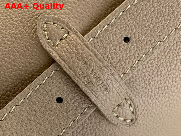 Louis Vuitton Low Key Hobo MM Handbag in Limestone Gray Grained Calfskin M25022 Replica