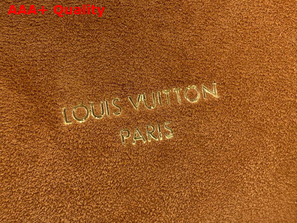 Louis Vuitton Low Key Hobo MM in Tan Suede Calfskin Leather M25516 Replica
