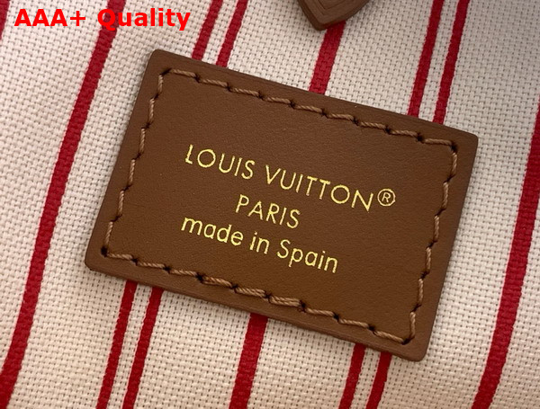 Louis Vuitton Low Key Hobo PM Ecru Cognac Cotton and Cowhide Leather M25468 Replica