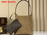 Louis Vuitton Low Key Hobo PM Hazelnut Suede Calfskin M29417 Replica