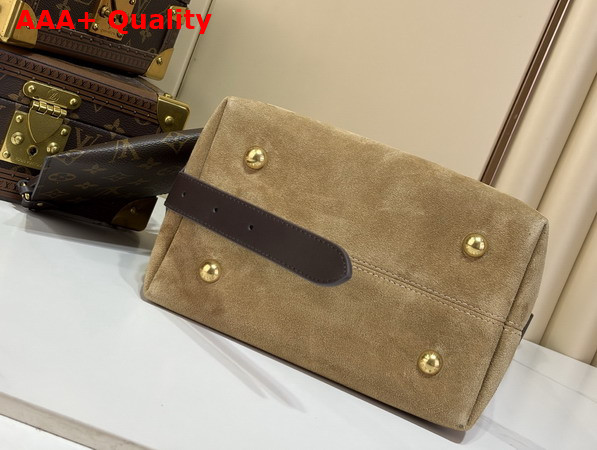Louis Vuitton Low Key Hobo PM Hazelnut Suede Calfskin M29417 Replica