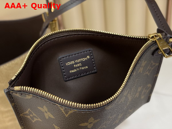 Louis Vuitton Low Key Hobo PM Hazelnut Suede Calfskin M29417 Replica