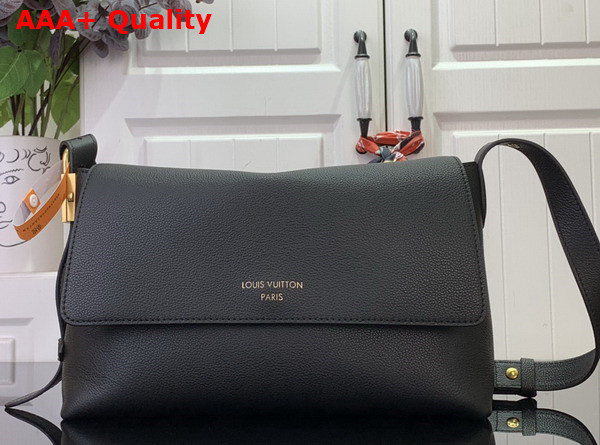 Louis Vuitton Low Key Messenger Bag in Black Calf Leather M13148 Replica