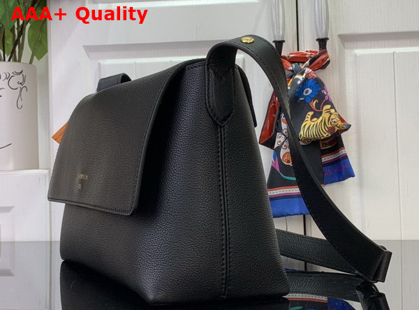 Louis Vuitton Low Key Messenger Bag in Black Calf Leather M13148 Replica