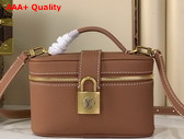 Louis Vuitton Low Key Vanity Pouch in Cognac Calfskin M27505 Replica