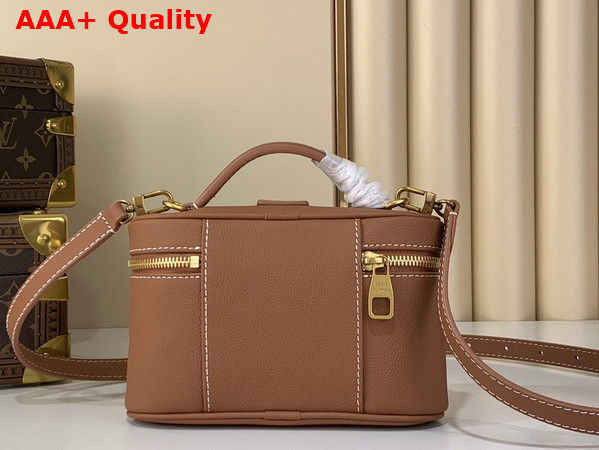 Louis Vuitton Low Key Vanity Pouch in Cognac Calfskin M27505 Replica