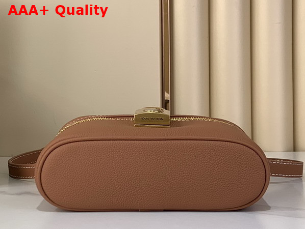 Louis Vuitton Low Key Vanity Pouch in Cognac Calfskin M27505 Replica