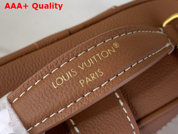 Louis Vuitton Low Key Vanity Pouch in Cognac Calfskin M27505 Replica