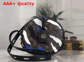 Louis Vuitton Lvxlol Boite Chapeau Souple Exclusive Monogram Canvas Patterned with Blue and Silver Camo M45095 Replica