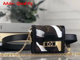 Louis Vuitton Lvxlol Bumbag Dauphine BB Gold and Silver Camouflage Pattern M69086 Replica