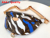 Louis Vuitton Lvxlol Bumbag Monogram Canvas Patterned with an Exclusive Blue and Silver Motif M45106 Replica