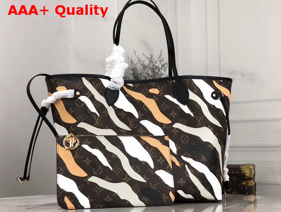 Louis Vuitton Lvxlol Neverfull MM Monogram Canvas with Camouflage Print M45201 Replica