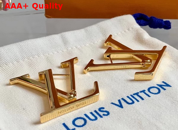Louis Vuitton Macro LV Earrings in Gold M00958 Replica