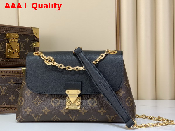 Louis Vuitton Madeleine BB Monogram Canvas and Black Leather M28424 Replica