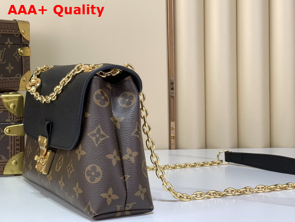 Louis Vuitton Madeleine BB Monogram Canvas and Black Leather M28424 Replica