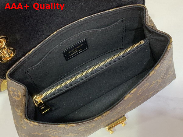 Louis Vuitton Madeleine BB Monogram Canvas and Black Leather M28424 Replica
