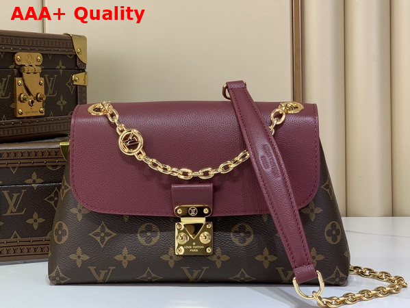 Louis Vuitton Madeleine BB Monogram Canvas and Brodeaux Leather M28587 Replica