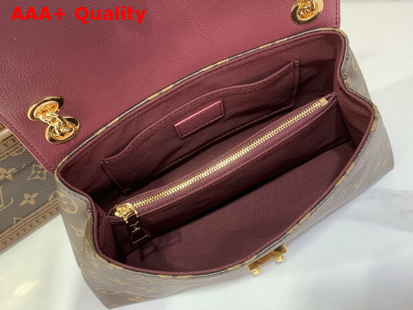 Louis Vuitton Madeleine BB Monogram Canvas and Brodeaux Leather M28587 Replica
