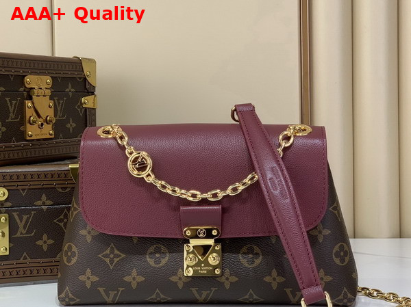 Louis Vuitton Madeleine BB Monogram Canvas and Brodeaux Leather M28587 Replica