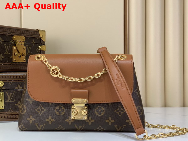 Louis Vuitton Madeleine BB Monogram Canvas and Cognac Leather M28588 Replica