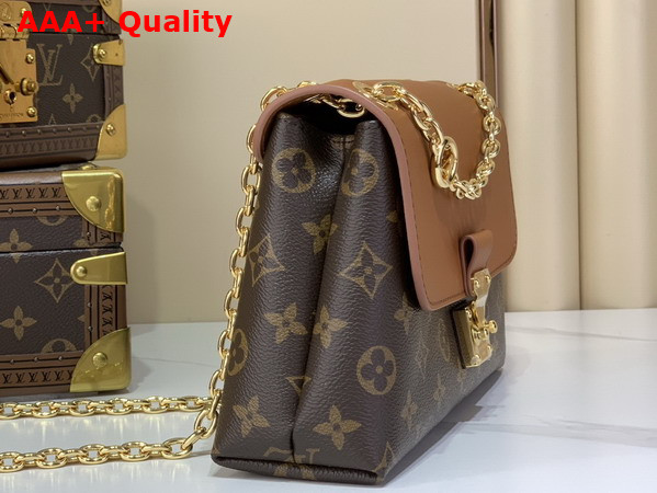 Louis Vuitton Madeleine BB Monogram Canvas and Cognac Leather M28588 Replica